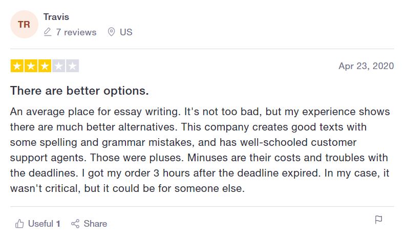real review example 2