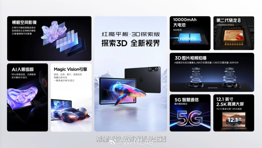 Red Magic Tablet 3D Explorer Edition